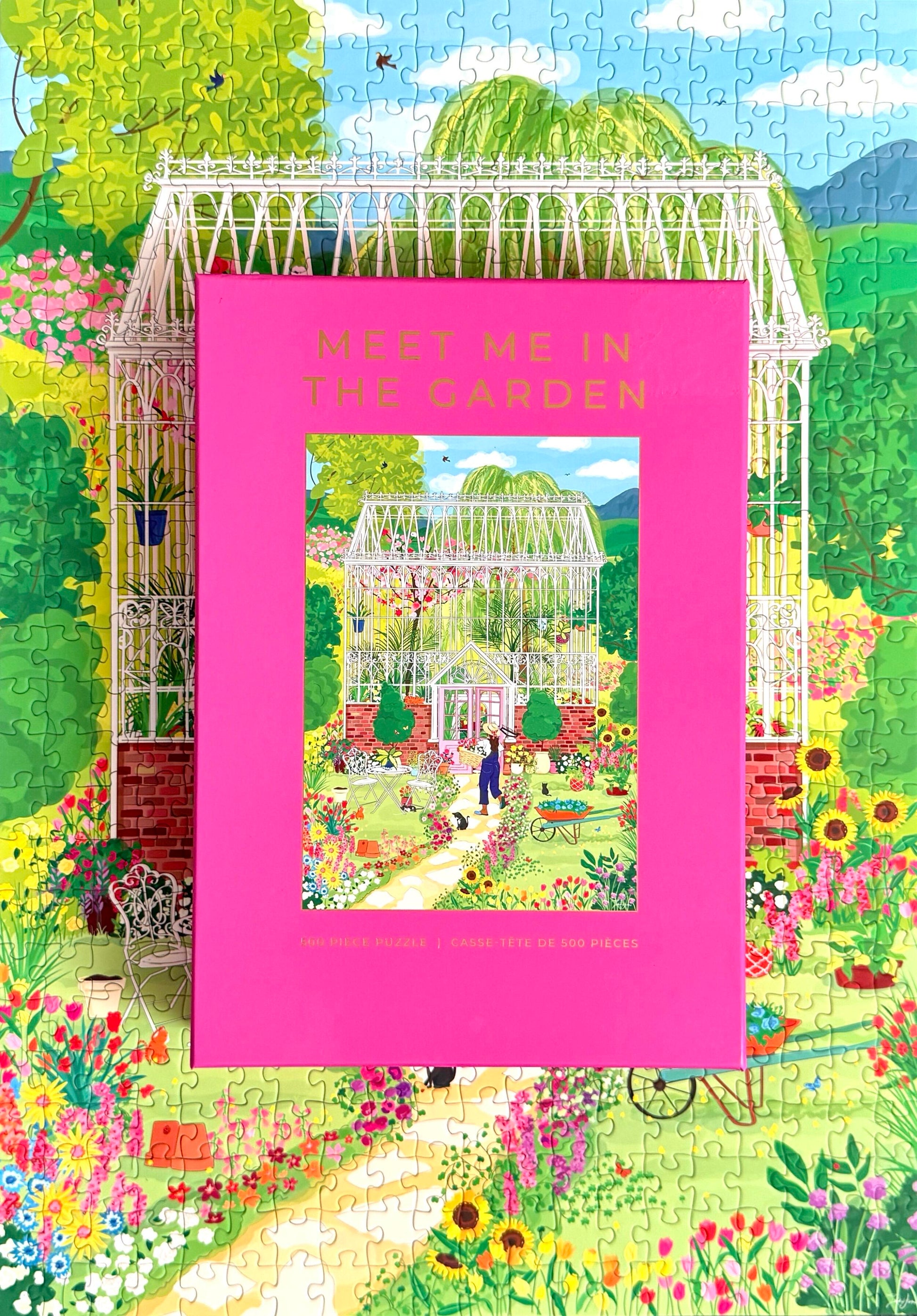 Hobbry Meet Me in the Garden 500 Piece Puzzle Hobbry