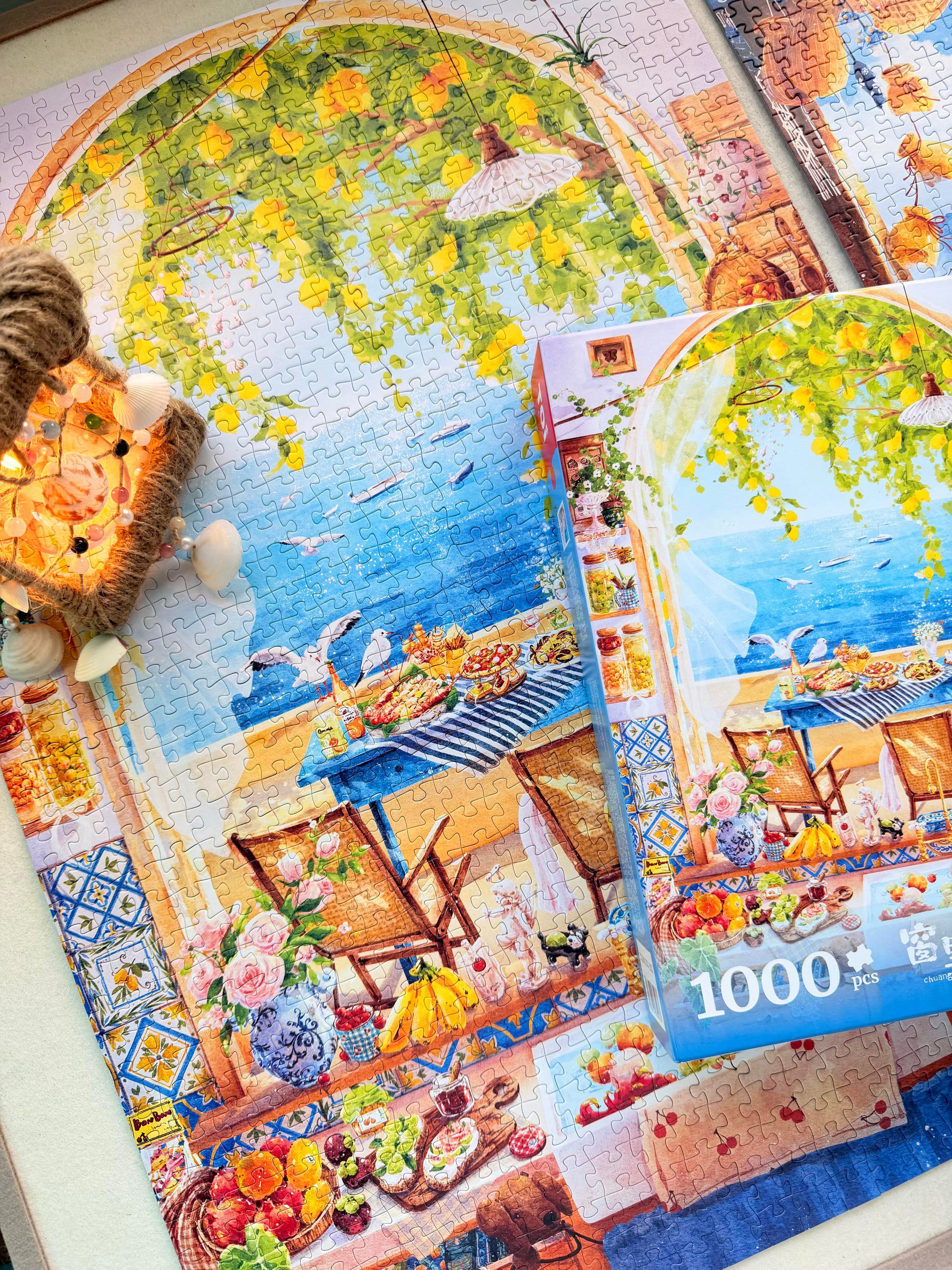 TOI Seaside Lemon Tree 1000 Piece Jigsaw Puzzle TOI