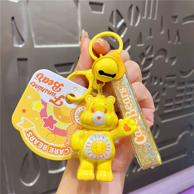 Cute Care Bears Plated Keychain