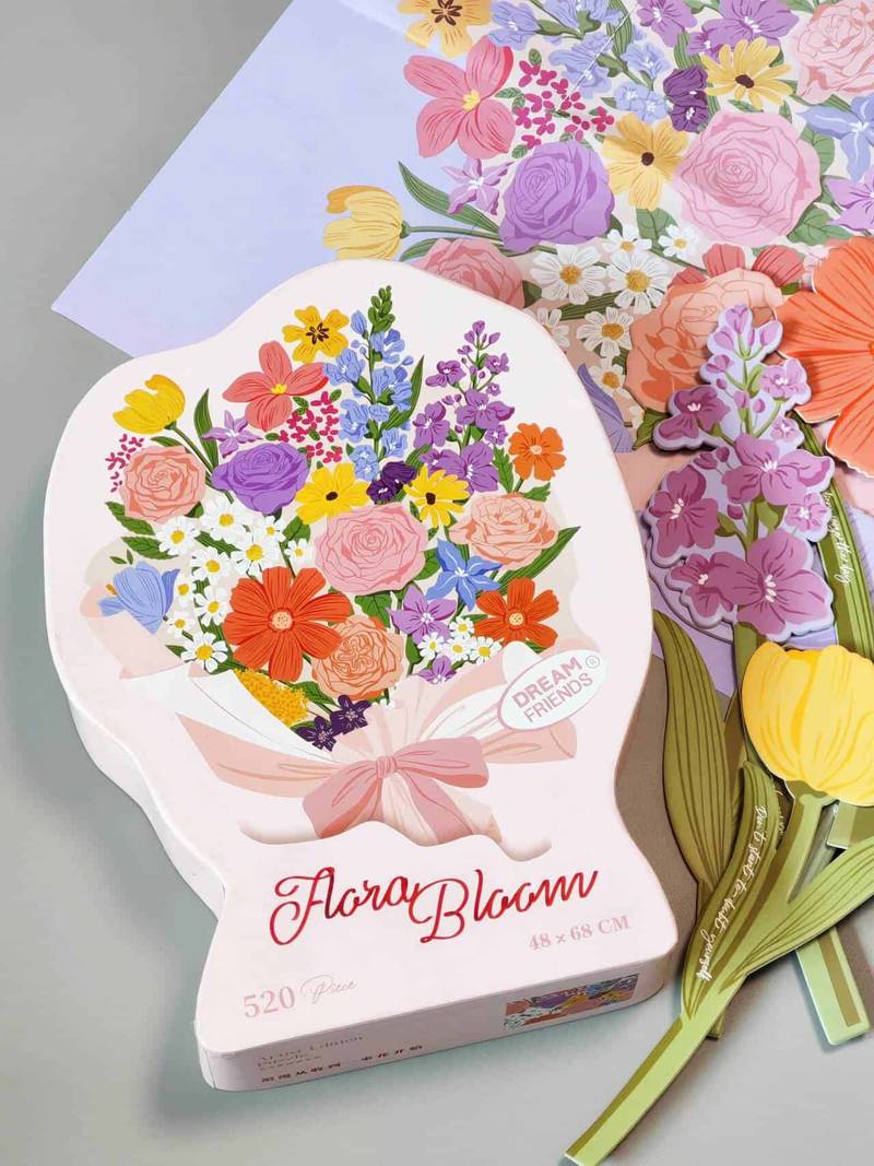 Flora Blossom 520 Piece Jigsaw Puzzle