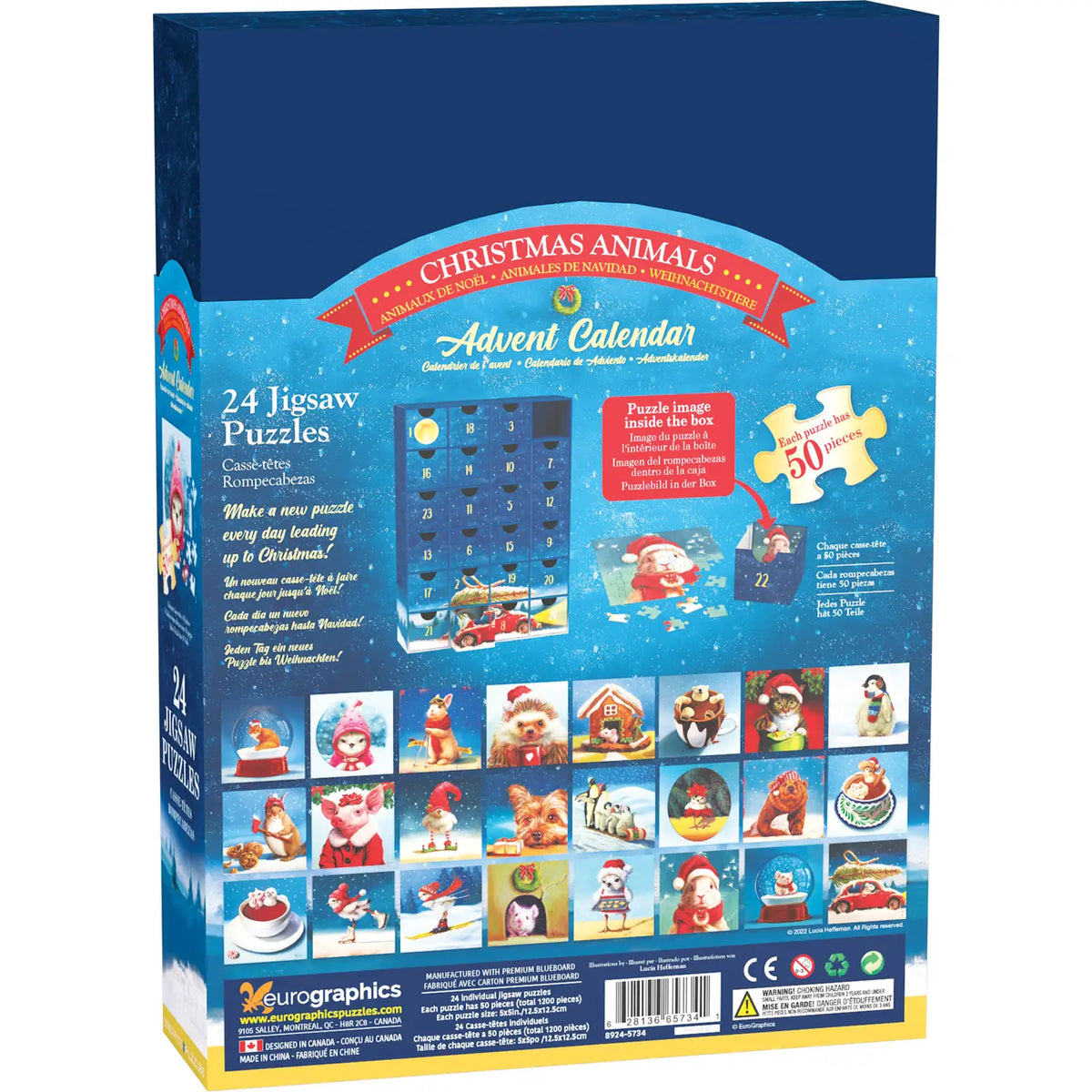 Christmas Animals Advent Calendar V Boutique Studio
