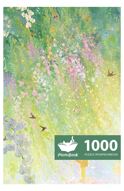 Momibook Spring Secret Garden 1000 Piece Jigsaw Puzzle