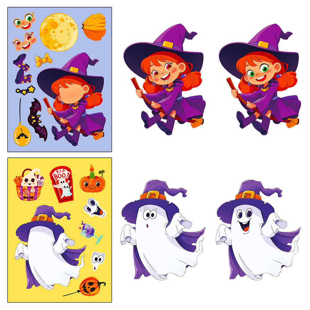 Halloween DIY Puzzle Stickers - 24 Sheets