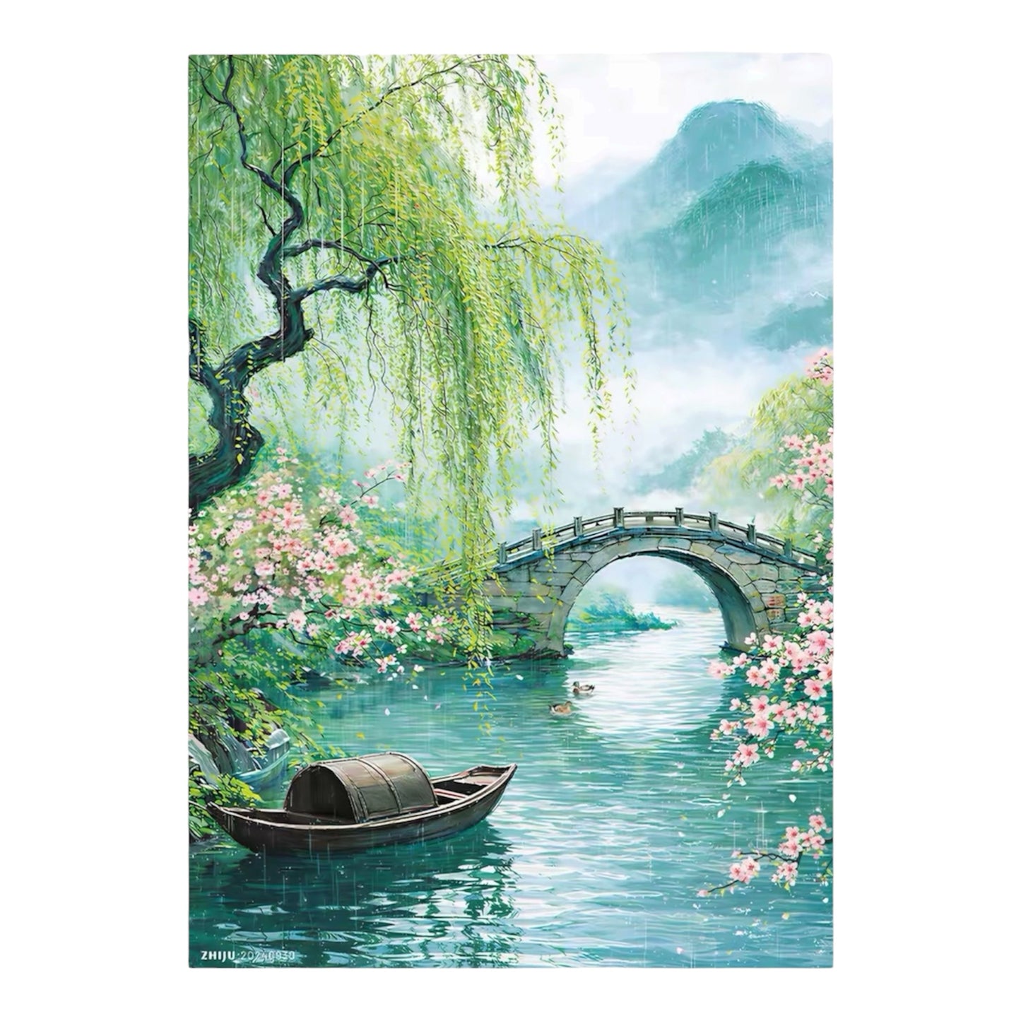 Joyful Rain of Spring Night 500 Piece Jigsaw Puzzle ZHIJU