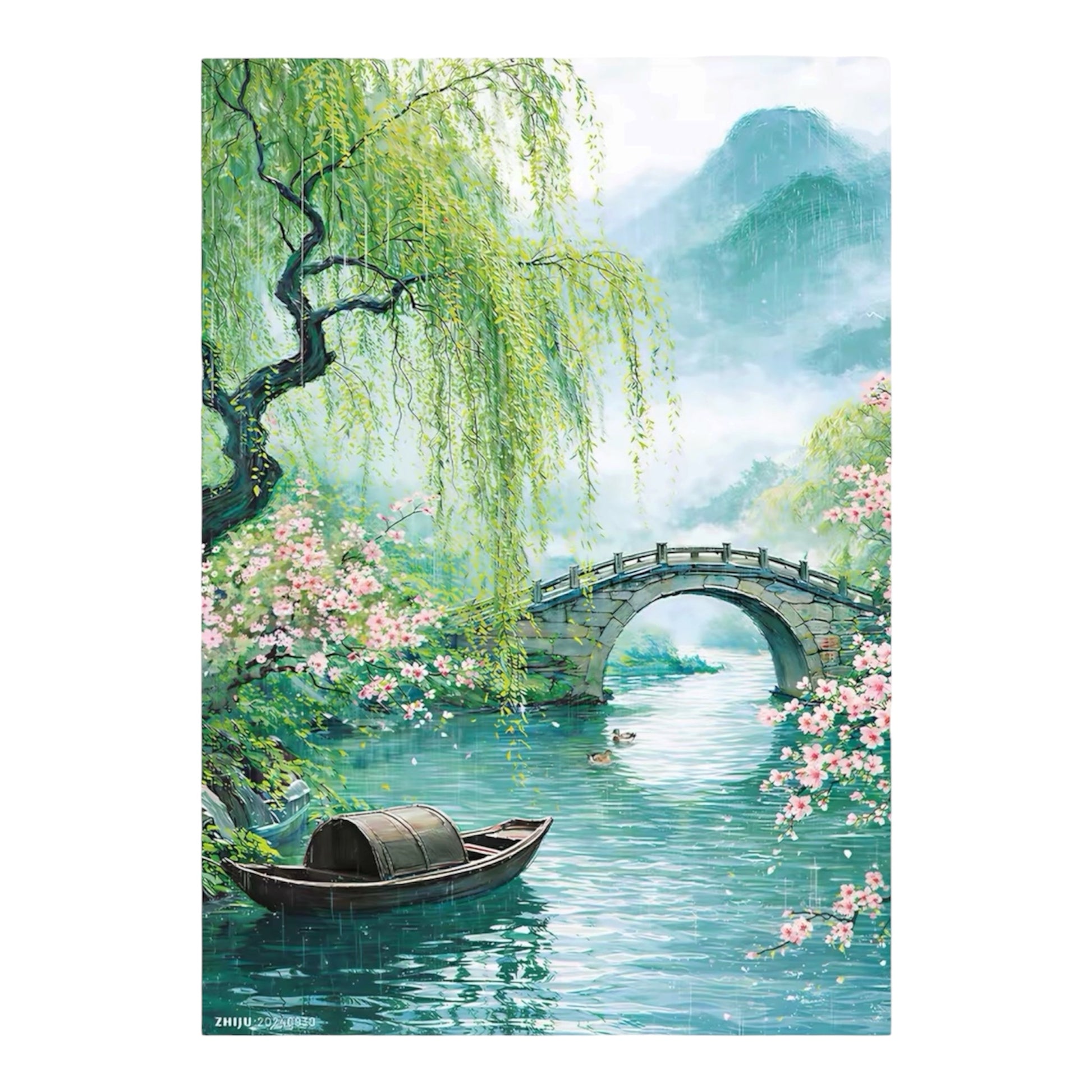 Joyful Rain of Spring Night 500 Piece Jigsaw Puzzle ZHIJU