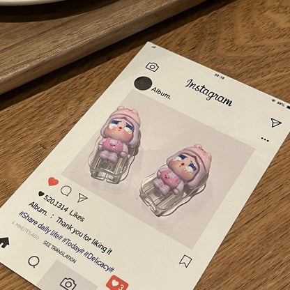 Cute Crybaby 3D Doll Cable Cover Set – Kawaii Charging Cable Protector