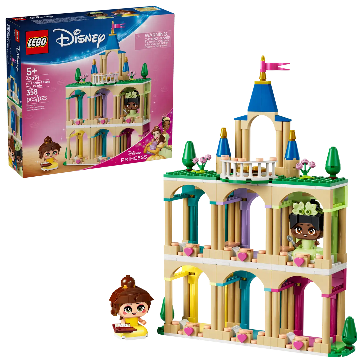 LEGO Disney™ Mini Belle & Tiana with Castle 43291