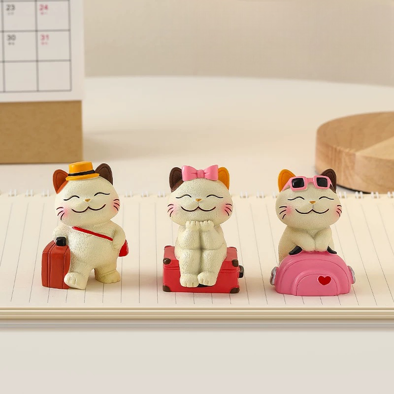 Lucky Cat Phone Holder/ Ornament