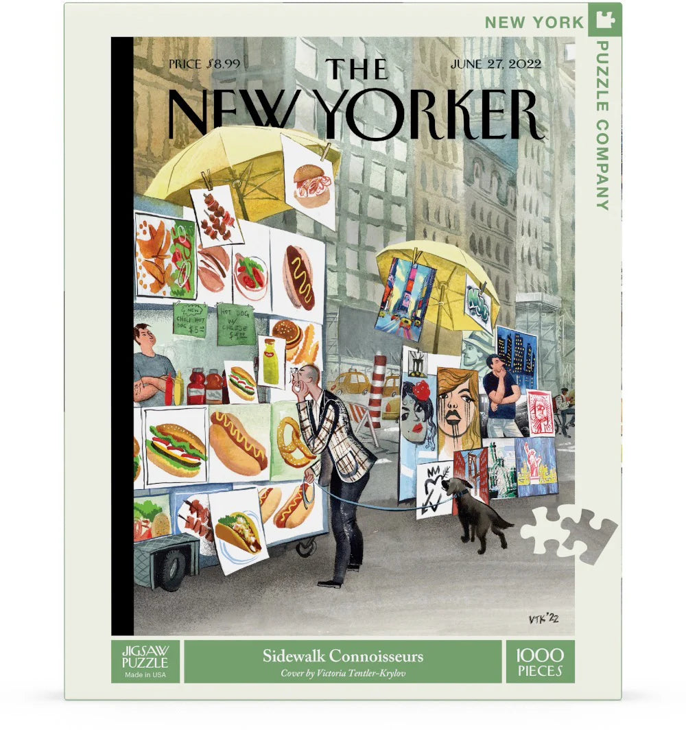 Sidewalk Connoisseurs 1000 Piece Jigsaw Puzzle New York Puzzle Company