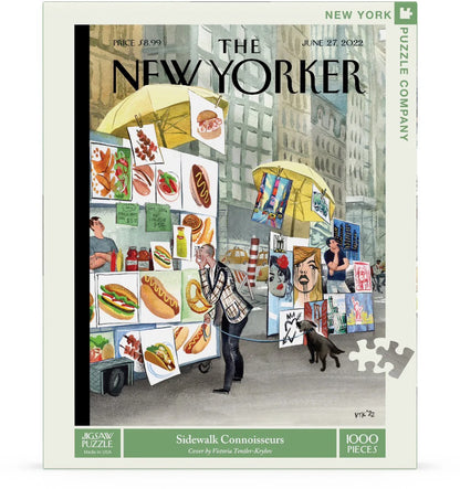 Sidewalk Connoisseurs 1000 Piece Jigsaw Puzzle New York Puzzle Company