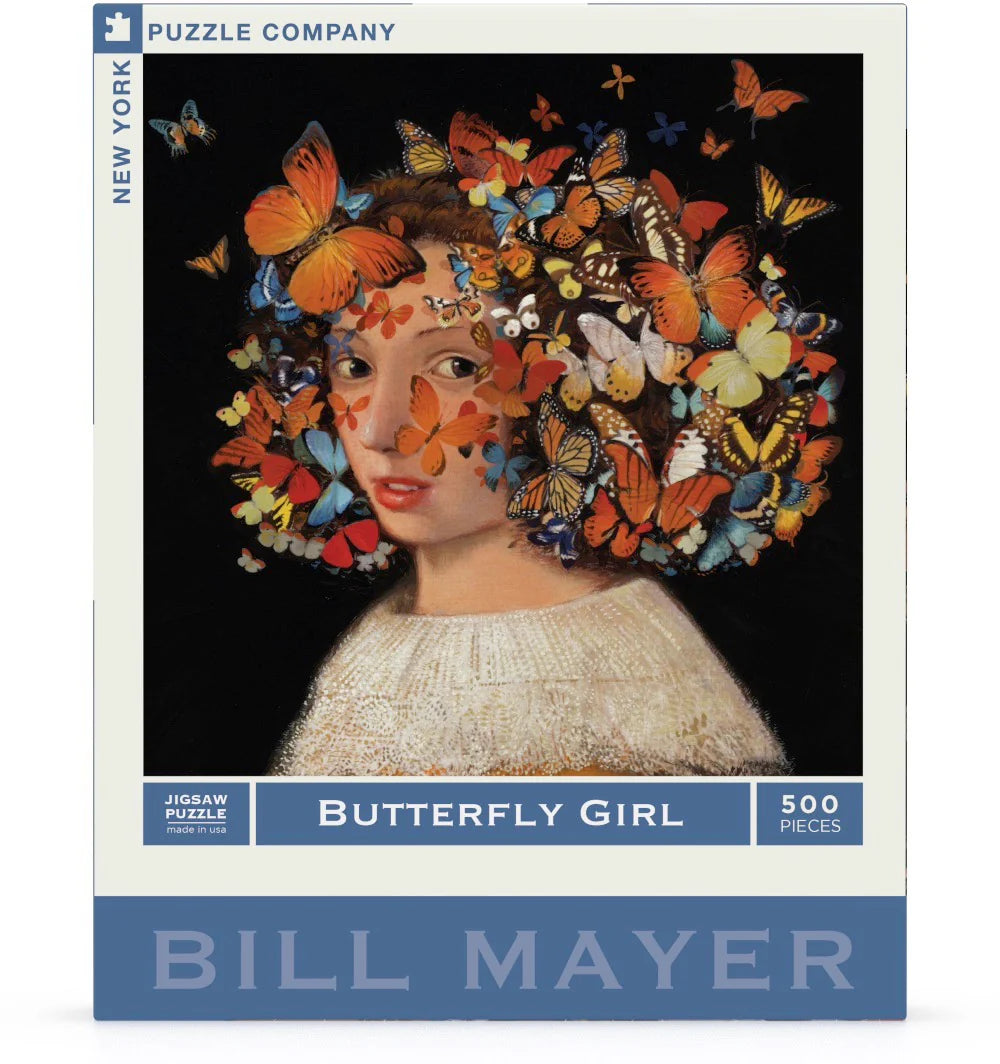 Butterfly Girl 500 Piece Jigsaw Puzzle