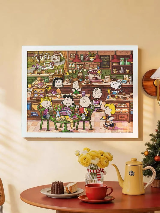 Momibook Snoopy Café 500 Piece Jigsaw Puzzle Momibook