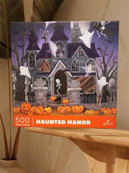 Galison Haunted Manor 500 Piece Puzzle
