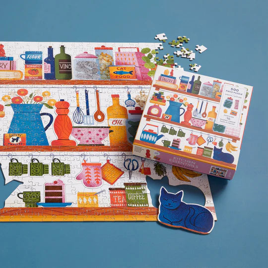 Kitchen Essentials 500 Piece Puzzle with Shaped Pieces