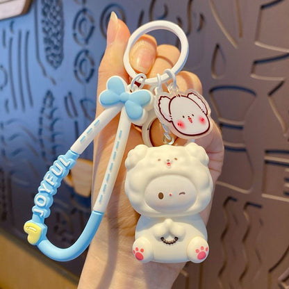 Soft Fufu Kawaii Character Keychain