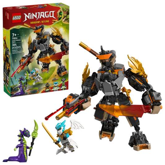 LEGO NINJAGO® Cole's Mission Mech & Dragon Zane 71854