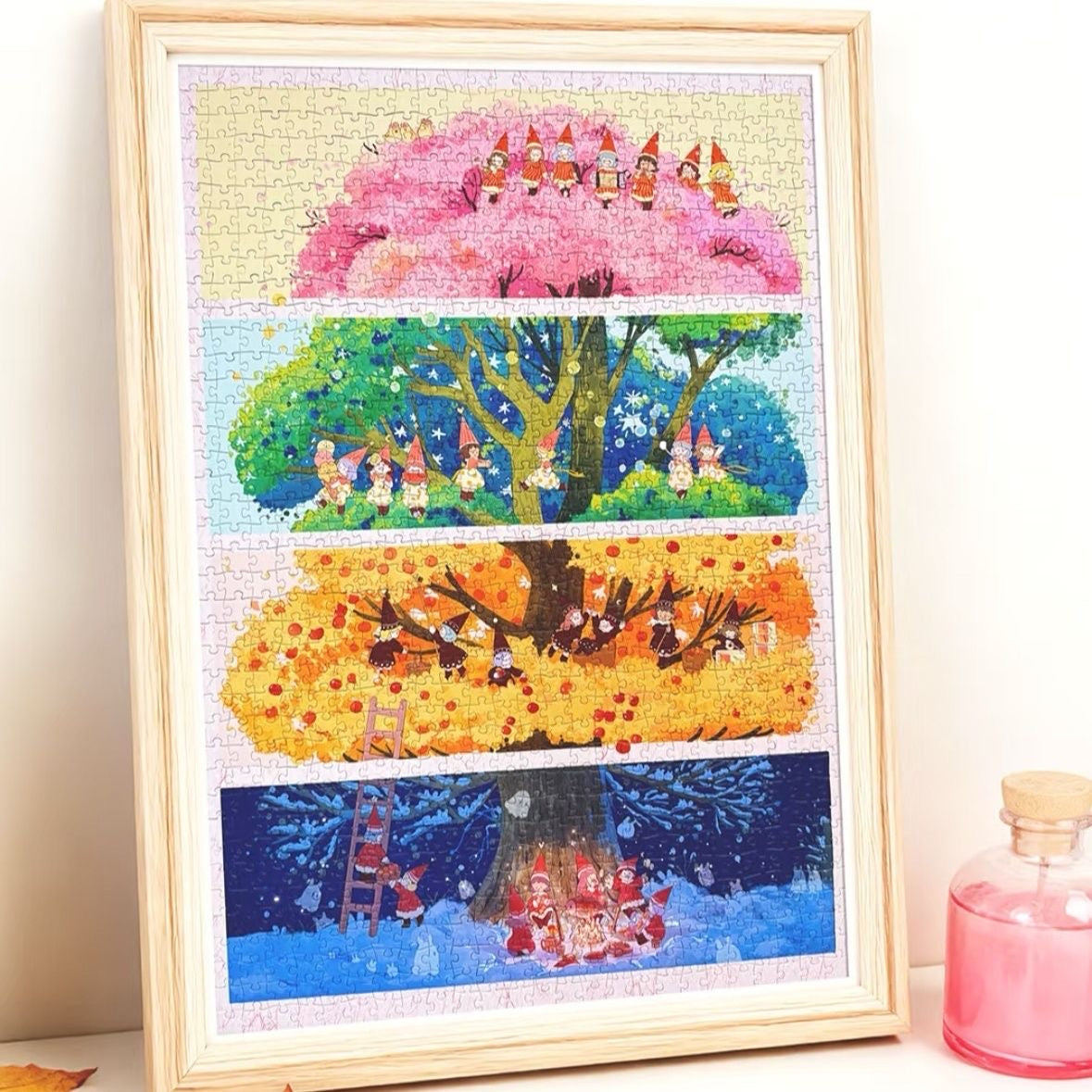 Tree of the Four Seasons 1000 Piece Jigsaw Puzzle Tutu Dingdang