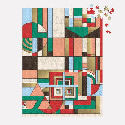 Frank Lloyd Wright December Gifts 1000 Piece Foil Puzzle