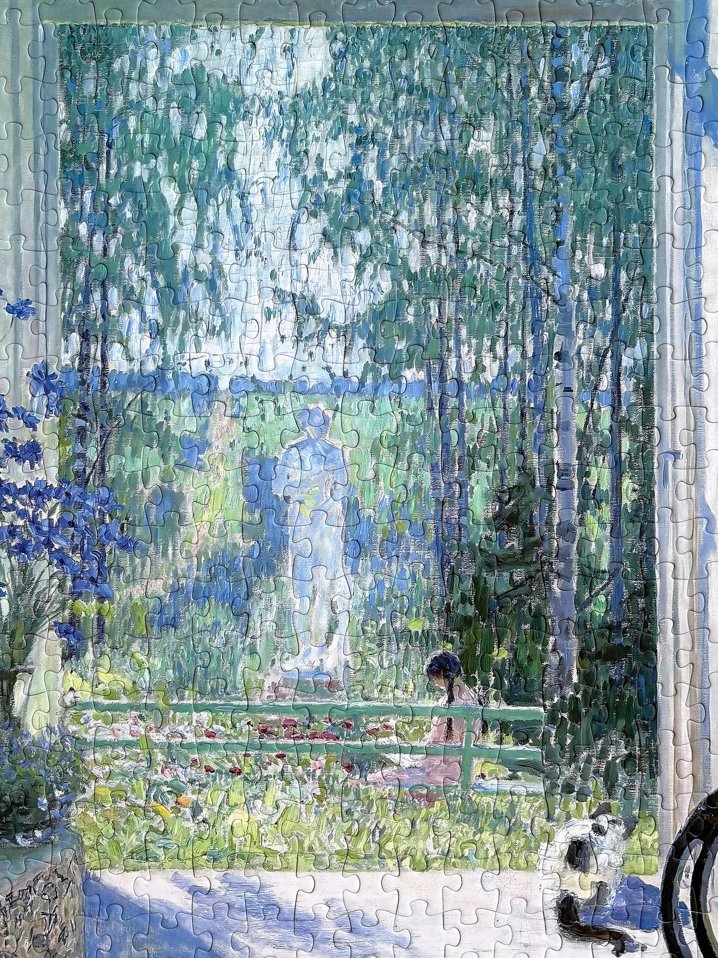 SEREN ART Open Window to the Garden 1000 Piece Puzzle SEREN ART