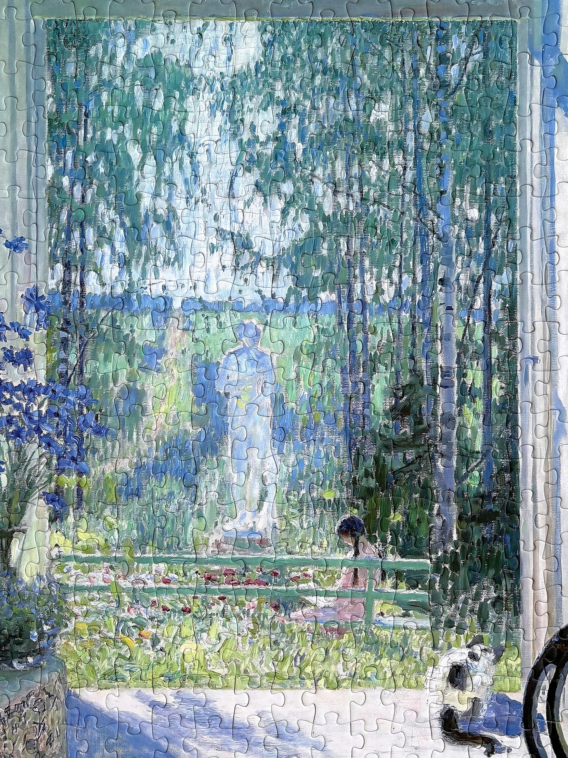 SEREN ART Open Window to the Garden 1000 Piece Puzzle SEREN ART