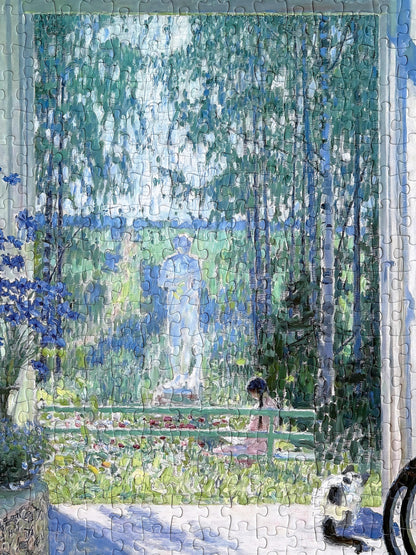 SEREN ART Open Window to the Garden 1000 Piece Puzzle SEREN ART