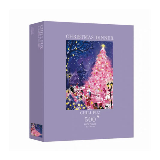 CHILL PUZ Christmas Dinner 500 Piece Puzzle CHILL PUZ