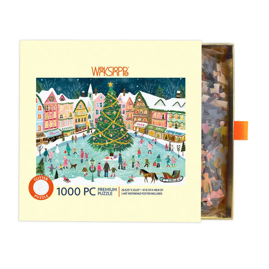 Town Square 1000 Piece Christmas Puzzle WerkShoppe