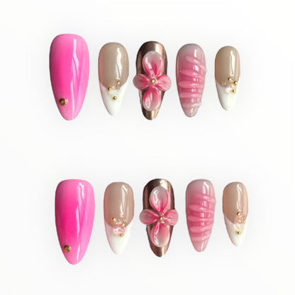 Sweet Girly Press-on Nails