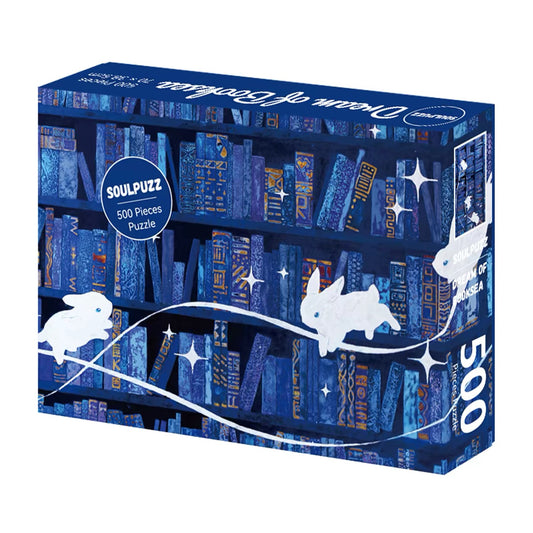 Dream of Booksea 500 Piece Jigsaw Puzzle Soulpuzz