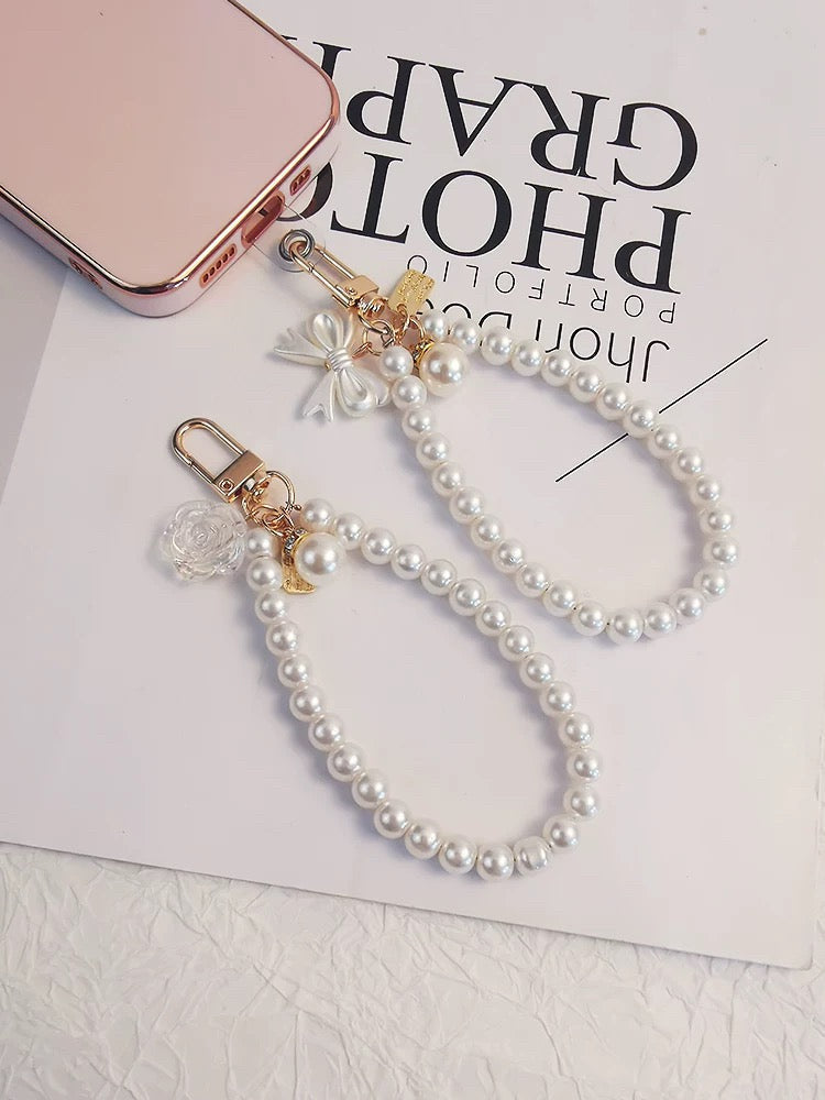 Lanière de téléphone Elegance Pearl