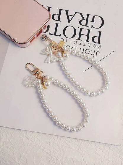 Lanière de téléphone Elegance Pearl
