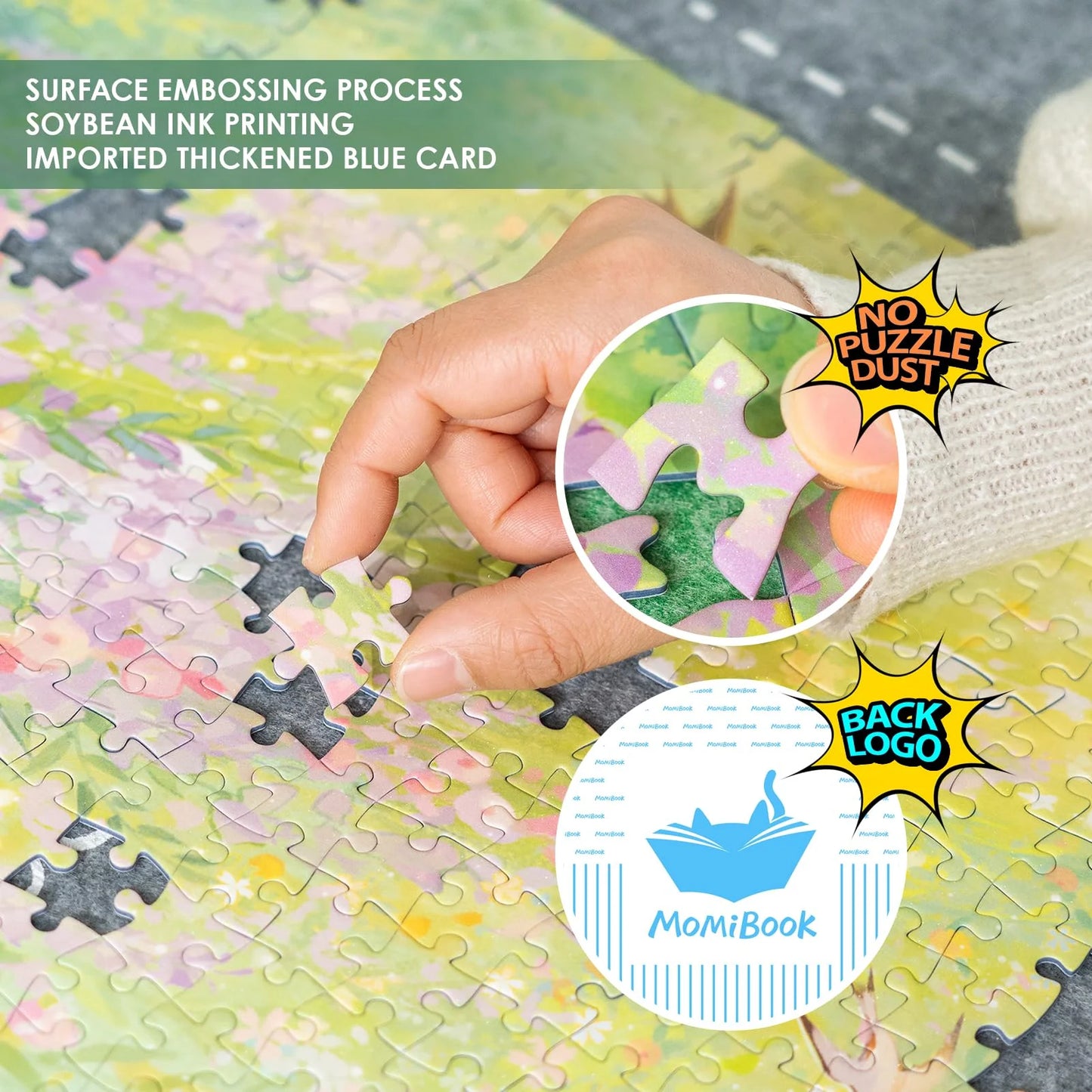 Momibook Spring Secret Garden 1000 Piece Jigsaw Puzzle