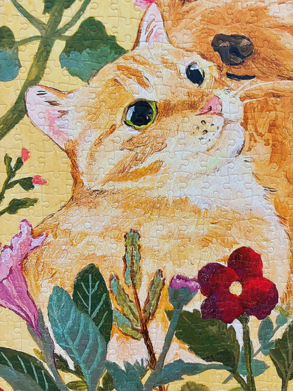 Momibook Cozy Cuddle 1000 Piece Jigsaw Puzzle Momibook