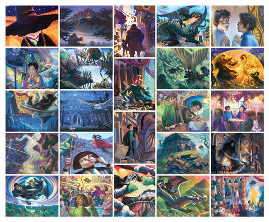 Harry Potter Advent Calendar Set of 24 Mini Puzzles