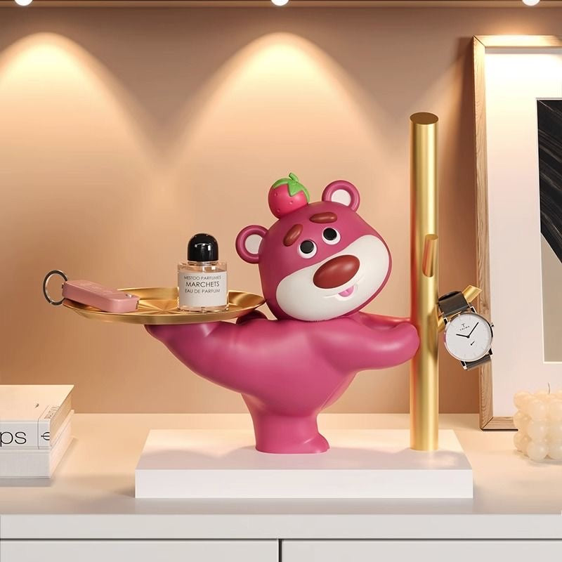 Cute Bear Tray Storage Ornament