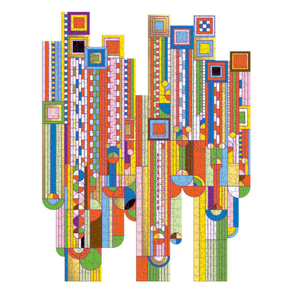 Saguaro Cactus & Forms 750 Piece Shaped Foil Puzzle