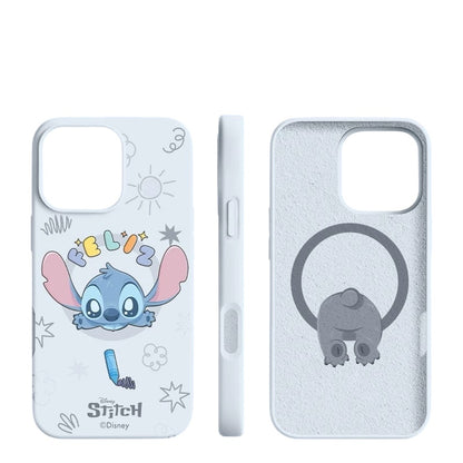 MagSafe Stitch Liquid Silicone Case – Cute, Shockproof & Anti-Fingerprint