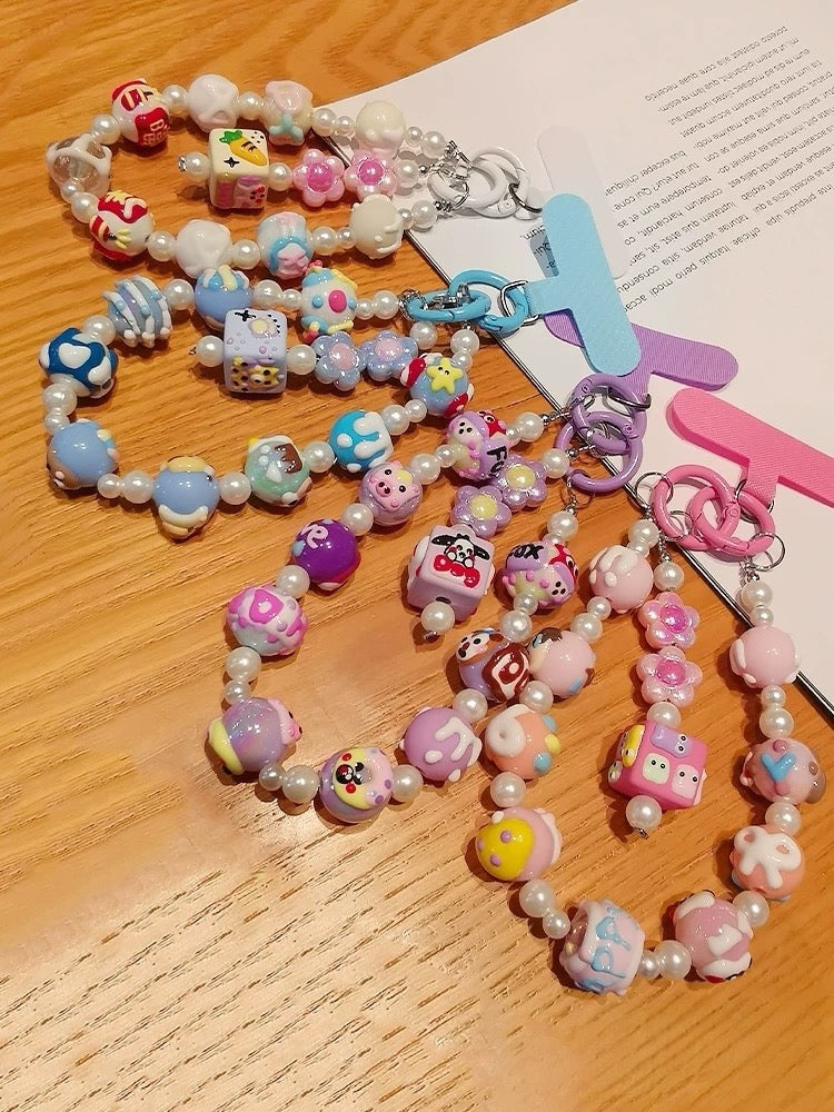 Graffiti Beaded Lanyard