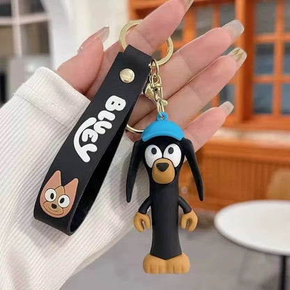 Bluey Family Doll Creative Keychain