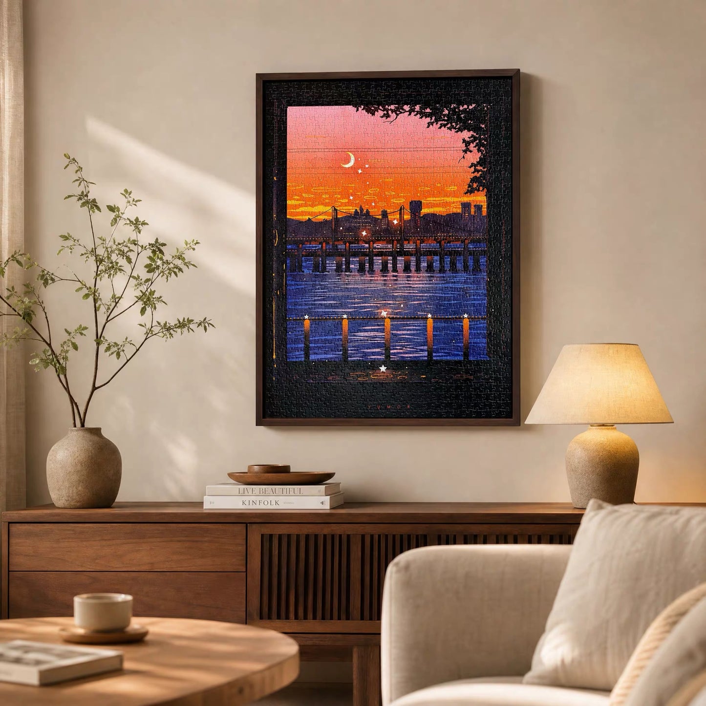 The Window Frames the Dusk 1000 Piece Jigsaw Puzzle Tutu Dingdang