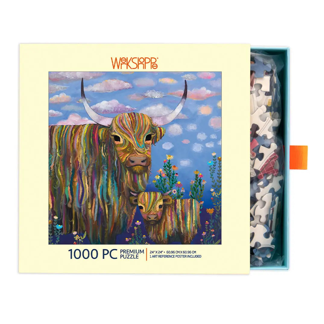 Highland Cows 1000 Piece Puzzle