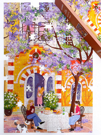 Cozy Tea Time 500 Piece Puzzle