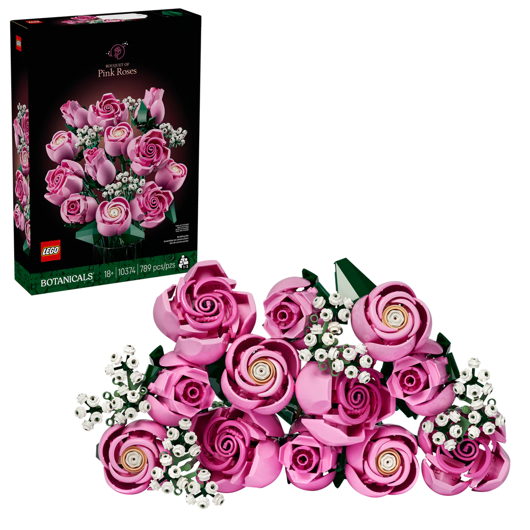 LEGO Botanicals Bouquet of Pink Roses 10374