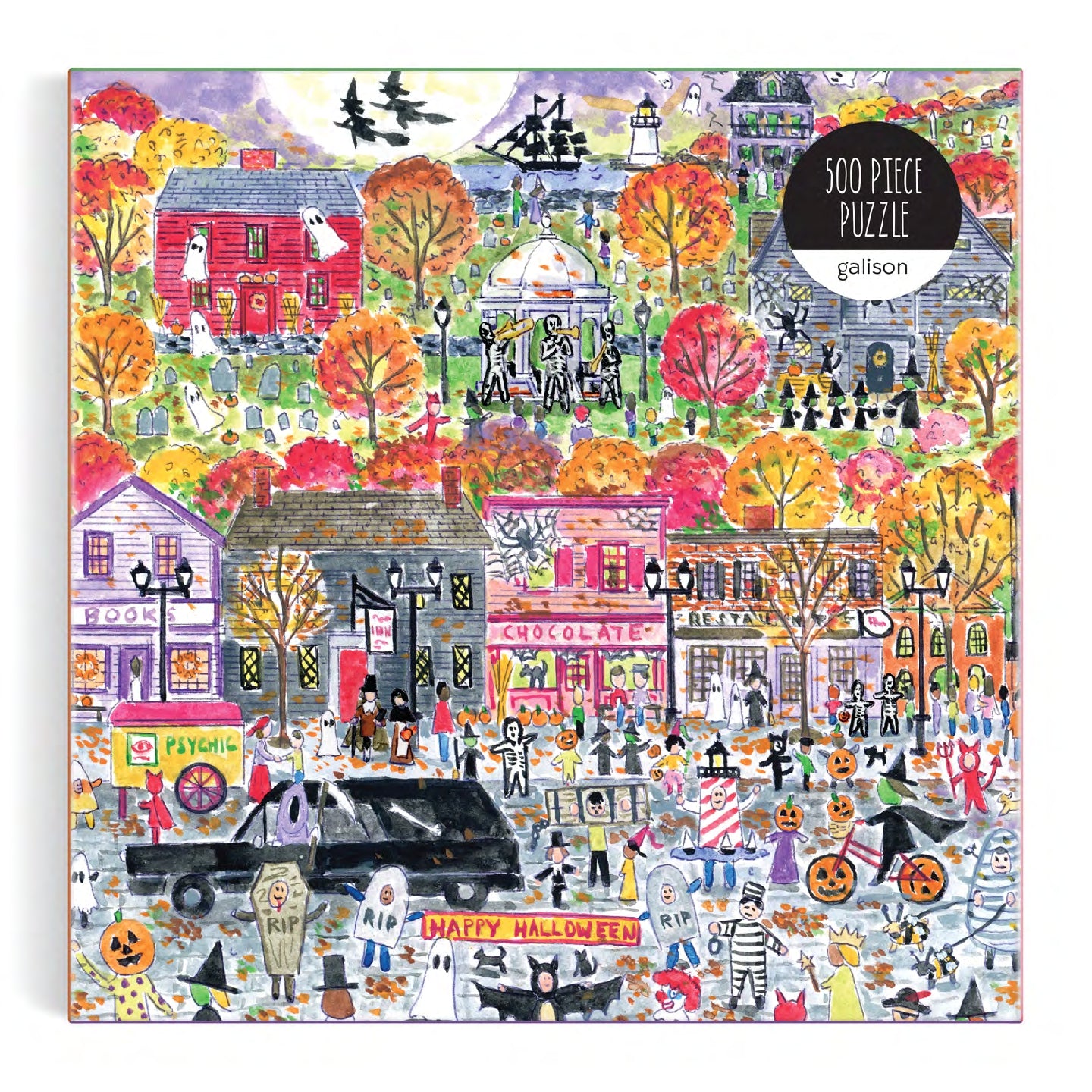 Michael Storrings Halloween Parade 500 Piece Puzzle