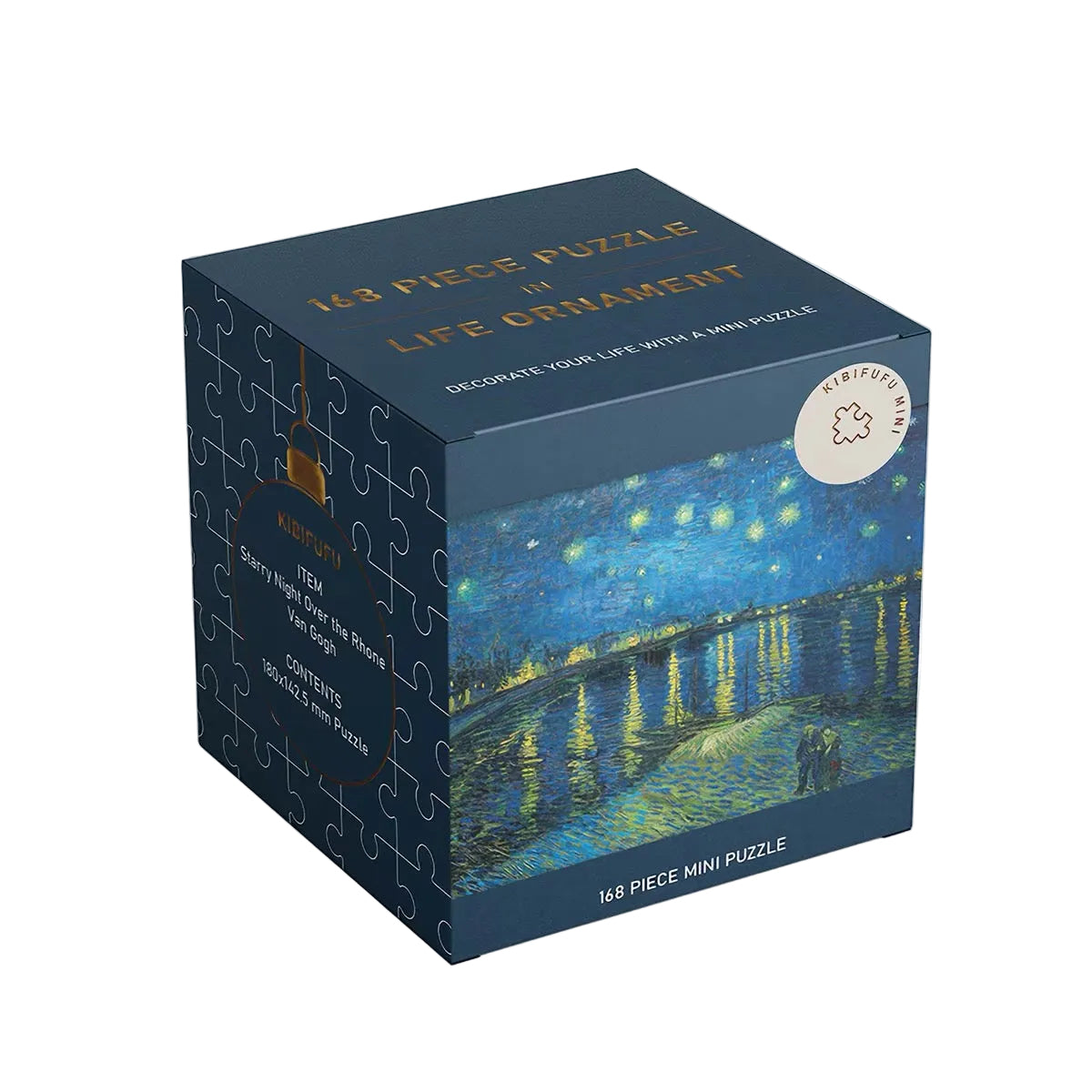 Kibifufu 12-Pack 168 Piece Mini Jigsaw Puzzle Collection 03 | Art Series Gift Set Kibifufu