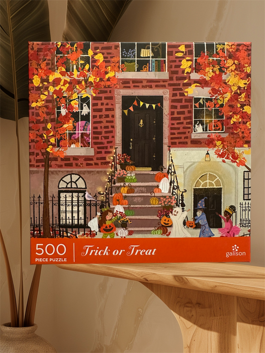 Galison Trick or Treat 500 Piece Puzzle