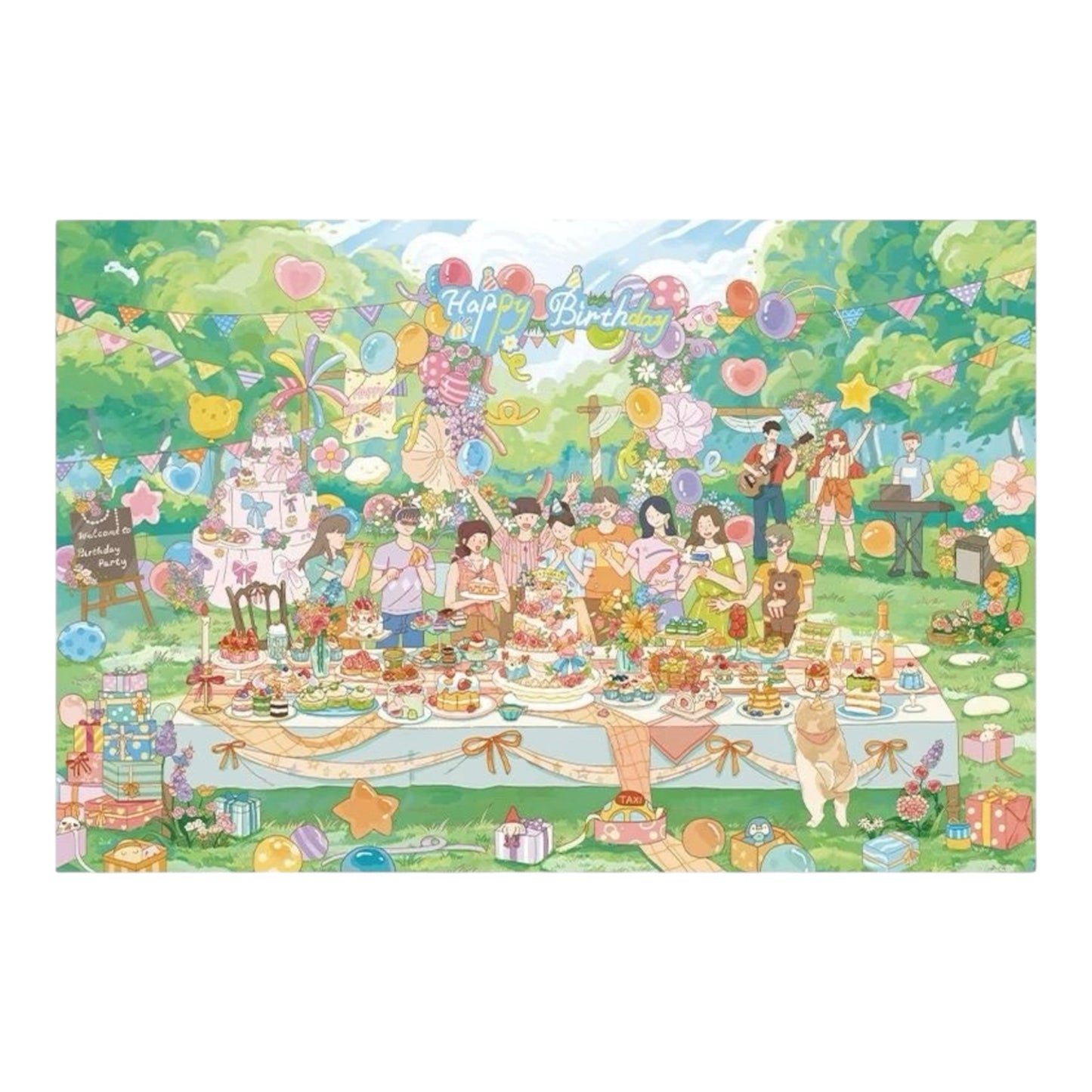 Momibook Birthday Symphony 1000 Piece Jigsaw Puzzle Momibook