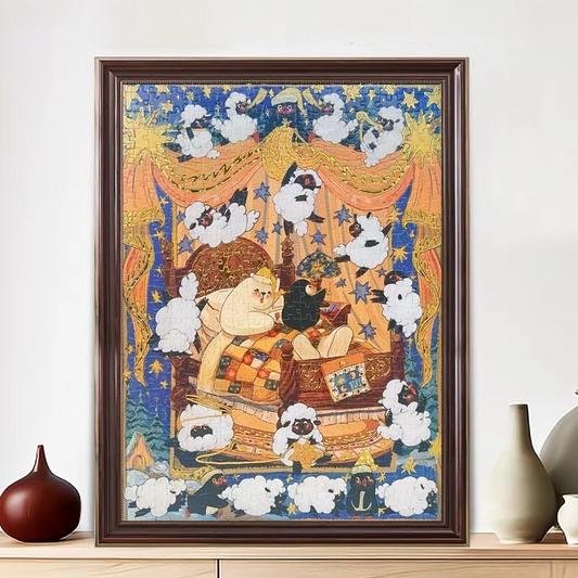 Pin Pin Counting Sheep 521 Piece Foil Jigsaw Puzzle Pin Pin