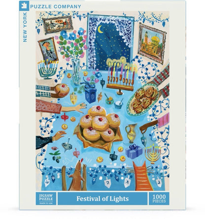[Pre-Order] Festival of Lights 1000 Piece Jigsaw Puzzle New York Puzzle Company