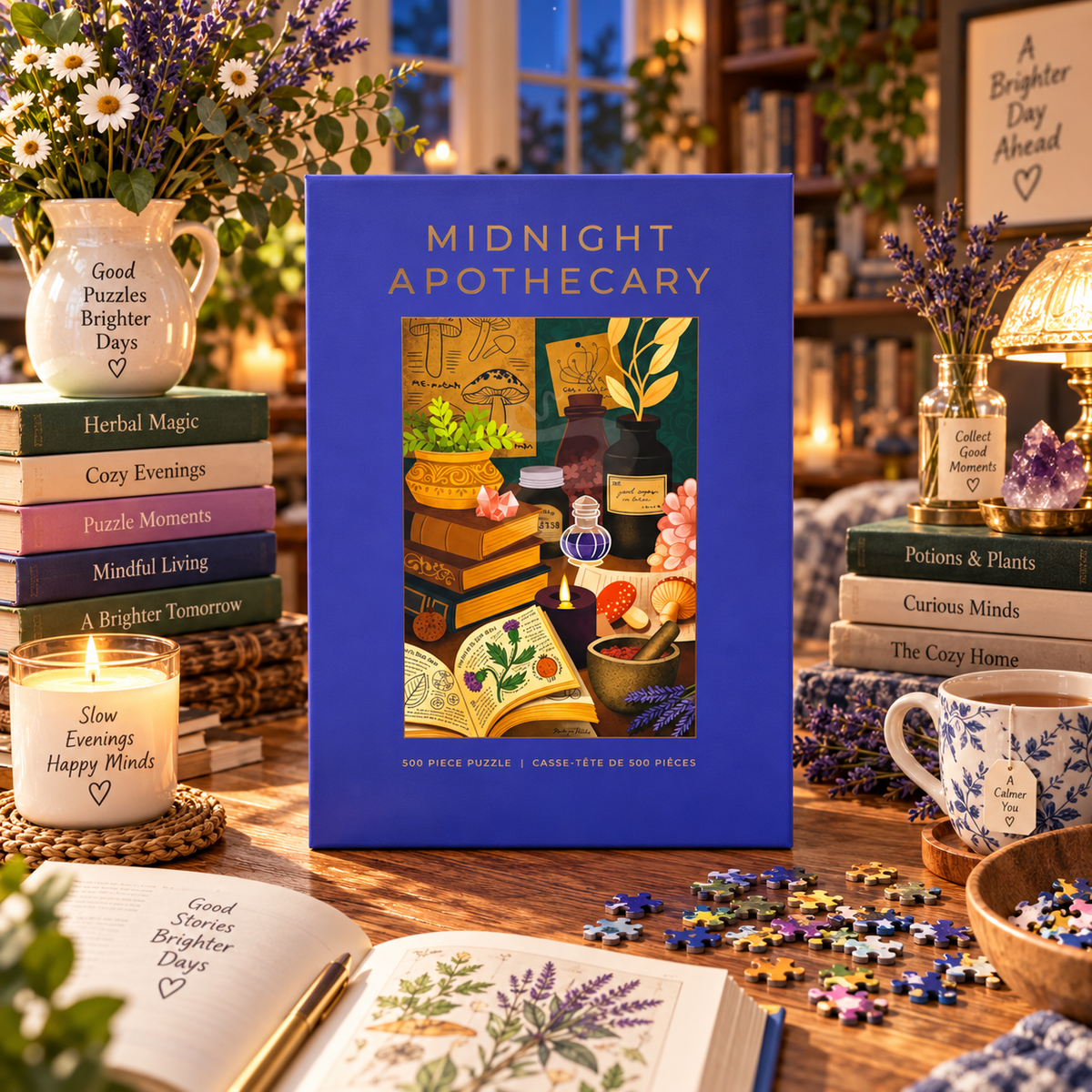 Midnight Apothecapy 500 Piece Puzzle Hobbry